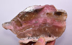345 grams GEM PINK OPAL HONEY OPAL PERU ROUGH SLAB COLOR TRANSLUCENT PB77