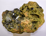 19cms EPIDOTE CRYSTALS PERU MINERAL SPECIMEN COLLECTOR  CB173