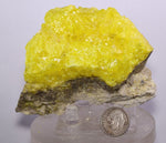 8.3cms SULPHUR NATURAL CRYSTALS BOLIVIA SULFUR POTOSI MINERAL SPECIMEN YB20