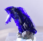 2.3cm GEM AZURITE CRYSTALS TSUMEB NAMIBIA ON MATRIX ROYAL BLUE SHARP SHINY UB239