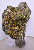 7.5cms APATITE SIDERITE QUARTZ CRYSTALS CHALCOPYRITE PYRITE PERU AB184
