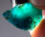 9carats GEM SILICA CHRYSOCOLLA CHALCEDONY PERU HIGH YIELD NEW FIND ROUGH SB78