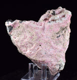 10cms RHODOCHROSITE QUARTZ CALCITE CRYSTALS JORDANITE (?) GALENA PERU RB662