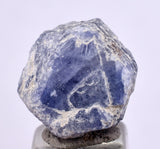 21cts SAPPHIRE CRYSTAL NATURAL ROUGH BLUE TANZANIA MINERAL SPECIMEN TB113