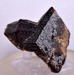 4.7cms  GEM GARNET STEPPED SPESSARTINE CRYSTALS PERU SHINY SHARP RARE GB52