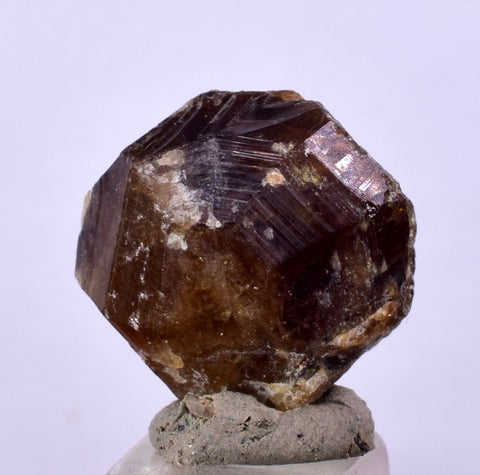 1.6cm GARNET GROSSULAR HESSONITE DODECAHEDRON CRYSTALS PERU MINERAL GB23