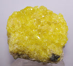 8.6cms SULPHUR NATURAL CRYSTALS BOLIVIA SULFUR POTOSI MINERAL SPECIMEN YB22