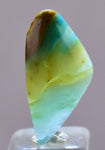 4.5ct GEM BLUE OPAL SCENIC CABOCHON PERU SEASCAPE PENDANT JEWELRY BB352