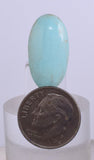 2.1cms GEM NATURAL TURQUOISE SCENIC CABOCHON RARE PERU PENDANT JEWELRY BB192