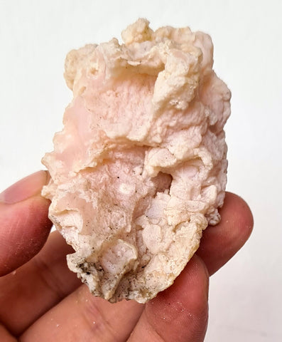 7.2cms PALYGORSKITE PINK OPAL QUARTZ TRANSLUCENT CORAL COLOR SPECIMEN PB07