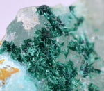 6cms ATACAMITE DRUZY CHRYSOCOLLA  STALACTITE LILY MINE PERU MINERAL AB43