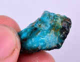 12carats GEM SILICA CHRYSOCOLLA CHALCEDONY PERU HIGH YIELD NEW FIND ROUGH SB129