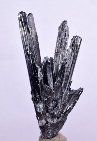 5.1cms STIBNITE CRYSTAL PERU MINERAL SPECIMEN COLLECTOR MB92