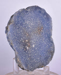 9cms BLUE ANHYDRITE ANGELITE POLISHED ROUGH PERU MINERAL SPECIMEN CB108