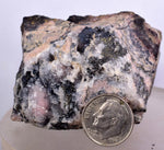 5.6cm ACANTHITE RHODOCHROSITE CHALCOPYRITE PYRARGYRITE QUARTZ CRYSTAL PERU HB182