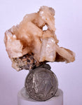 4.1 cms GEM ZEOLITE STILBITE HEULANDITE APOPHYLLITE (?) CRYSTALS PERU FB42