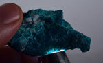 55grs BLUE MALACHITE CHRYSOCOLLA SCULPTURE SCENIC PERU ROUGH DECORATION UB178
