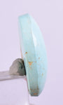2.6cms GEM NATURAL TURQUOISE SCENIC CABOCHON RARE PERU PENDANT JEWELRY BB191
