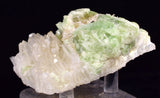 7.5cms AUGELITE CRYSTAL PERU DARK GREEN BRIGHT NEEDLE QUARTZ PASTO BUENO AB233