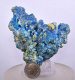7.2cms CHALCANTHITE MELANTERITE ROMERITE ALUNOGEN PERU NATURAL  CRYSTALS FB72