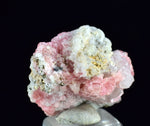 2.1cms RHODOCHROSITE PYRITE FLUORITE CHINA CRYSTAL RHOMBOHEDRAL MINIATURE RB647