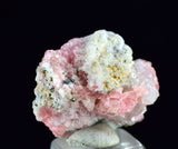 2.1cms RHODOCHROSITE PYRITE FLUORITE CHINA CRYSTAL RHOMBOHEDRAL MINIATURE RB647