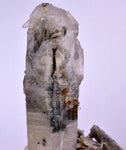 9.1cms GEM QUARTZ NATURAL CHLORITE INCLUDED PHANTOM CRYSTAL PERU  QB77