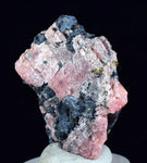 3.3cms RHODOCHROSITE GALENA PYRITE CHINA CRYSTAL RHOMBOHEDRAL MINIATURE RB658