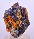 3.6cms GEM RARE WULFENITE FLUORITE MIMETITE MINI CRYSTALS ALAMO ARIZONA USA YB34