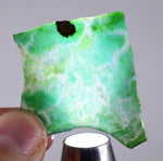 6.5grs GEM SILICA CHRYSOCOLLA SLAB PERU CHALCEDONY QUARTZ BLUE ROUGH SB70