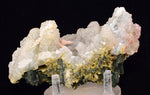 14cms PREHNITE EPIDOTE CLINOZOISITE LIMONITE SHINY NATURAL CRYSTAL MINERAL QB97