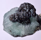 2.7cms GEOCRONITE GREEN FLUORITE CRYSTAL PERU MILPO ATACOCHA PERU SHINY KB36