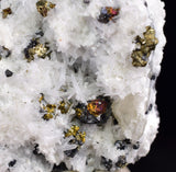 4.3cms APATITE QUARTZ PYRITE CRYSTALS DICKITE PERU HUANZALA AB229