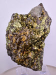 7.5cms APATITE SIDERITE QUARTZ CRYSTALS CHALCOPYRITE PYRITE PERU AB184