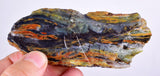 70 grams GEM BLUE OPAL PERU SLAB SCENIC SEASCAPE MINERAL SPECIMEN OB108