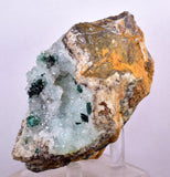 8.5cms ATACAMITE DRUZY MALCHITE CHRYSOCOLLA LILY MINE PERU MINERAL AB141