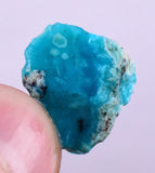5.5Carats GEM SILICA CHRYSOCOLLA CHALCEDONY PERU HIGH YIELD NEW FIND ROUGH SB82