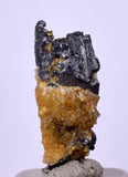 1.4cms ACANTHITE QUARTZ CRYSTALS MINERAL SPECIMEN PERU COLLECTOR HB115