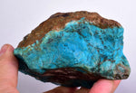 545 Grams  BLUE CHRYSOCOLLA SILICIFICATED ROUGH PERU SCENIC CB174