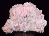 14cms RHODOCHROSITE ROSETTE QUARTZ PERU SPHALERITE JORDANITE ? CRYSTALS RBZ417