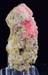6.5cms GEM RHODOCHROSITE FLUORITE PYRITE CRYSTAL QUARTZ CHINA FLUORESCENT RB313