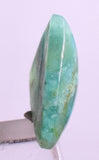 9.5ct GEM BLUE OPAL SCENIC CABOCHON PERU SEASCAPE PENDANT JEWELRY BB125