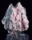 5.6cms RHODOCHROSITE ROSETTE PYRITE CRYSTALS PERU MINERAL SPECIMEN RB575