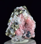 2cms RHODOCHROSITE FLUORITE PYRITE CHINA CRYSTAL RHOMBOHEDRAL MINIATURE RB632