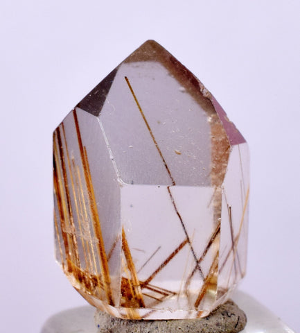 1.3cms QUARTZ RUTILATED POLISHED CABOCHON BRASIL RUTILE PENDANT JEWELRY QB60