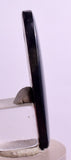 4.9 Grams LEMURIAN BLACK JADE GEM PERU PYRITE JEWELRY CABOCHON PENDANT BB185