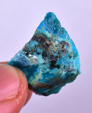 13carats GEM SILICA CHRYSOCOLLA CHALCEDONY PERU HIGH YIELD NEW FIND ROUGH SB161