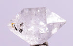 1.5cms HERKIMER DIAMOND ANTHRAXOLITE CRYSTALS MINERAL SPECIMEN PERU QB22