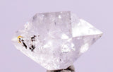 1.5cms HERKIMER DIAMOND ANTHRAXOLITE CRYSTALS MINERAL SPECIMEN PERU QB22