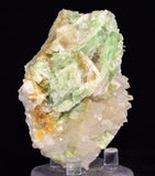 7.5cms AUGELITE CRYSTAL PERU DARK GREEN BRIGHT NEEDLE QUARTZ PASTO BUENO AB233